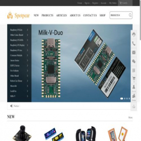 Скриншот главной страницы сайта spotpear.com