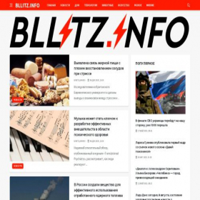 Скриншот главной страницы сайта spravka.bllitz.info