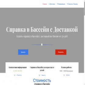 Скриншот главной страницы сайта spravkavbaseeyin.com