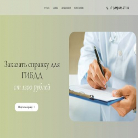 Скриншот главной страницы сайта spravki-info.site