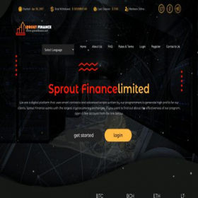 Скриншот главной страницы сайта sproutfinance.net