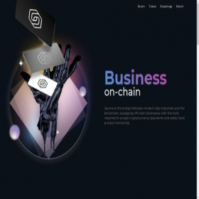 Скриншот главной страницы сайта spume.io