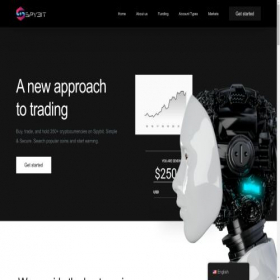 Скриншот главной страницы сайта spy-bit.io