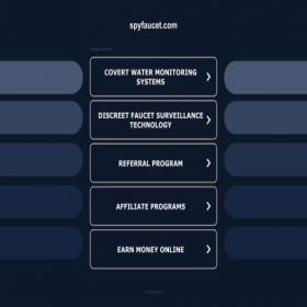 Скриншот главной страницы сайта spyfaucet.com