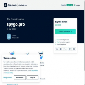 Скриншот главной страницы сайта spygo.pro