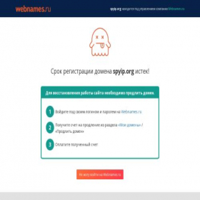 Скриншот главной страницы сайта spyip.org