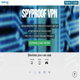 Скриншот главной страницы сайта spyproof.net