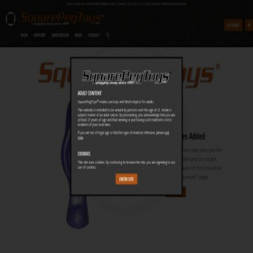 Скриншот главной страницы сайта squarepegtoys.com