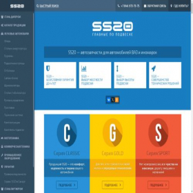 Скриншот главной страницы сайта ss20.pro