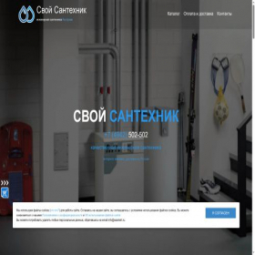 Скриншот главной страницы сайта ssanteh.ru