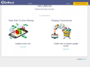 Скриншот главной страницы сайта ssd84n.globus-inter.com
