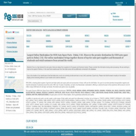 Скриншот главной страницы сайта ssg.asia