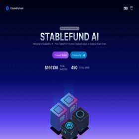 Скриншот главной страницы сайта stablefundai.com
