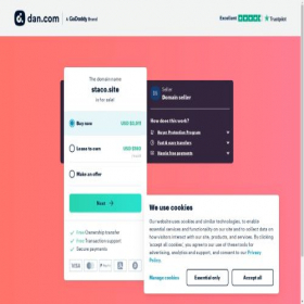 Скриншот главной страницы сайта staco.site