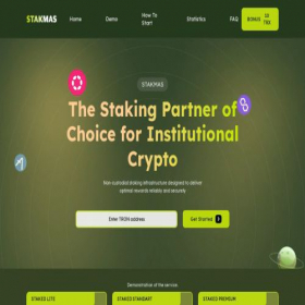 Скриншот главной страницы сайта stakmas.com