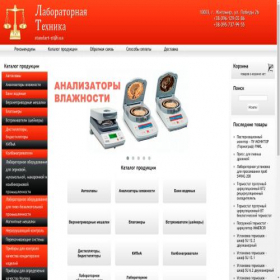 Скриншот главной страницы сайта standart.zt.ua