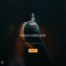 Скриншот главной страницы сайта standupbilets.site