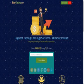Скриншот главной страницы сайта starcashly.com