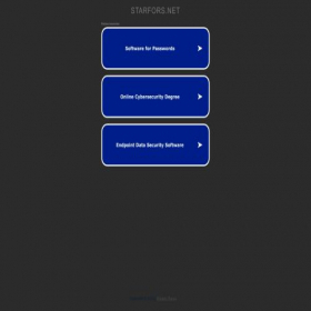 Скриншот главной страницы сайта starfors.net