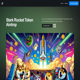 Скриншот главной страницы сайта starkrocket.xyz