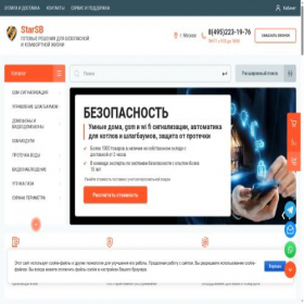 Скриншот главной страницы сайта starsb.ru
