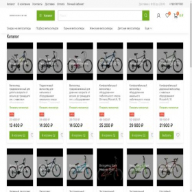 Скриншот главной страницы сайта start-bike.ru