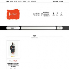 Скриншот главной страницы сайта start-bsk.ru