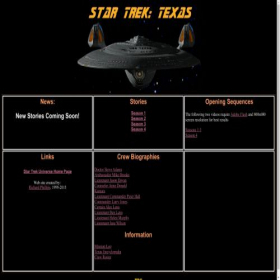 Скриншот главной страницы сайта startrektexas.com