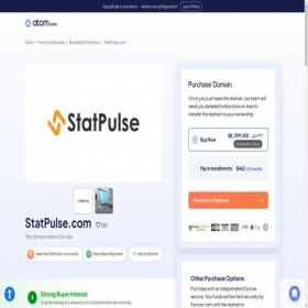 Скриншот главной страницы сайта statpulse.com