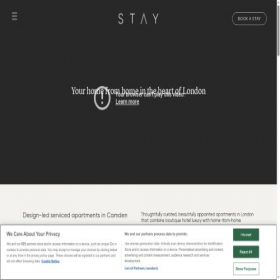 Скриншот главной страницы сайта stay.ru