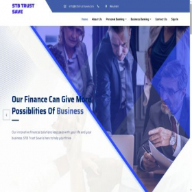 Скриншот главной страницы сайта stbtrustsave.com