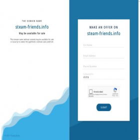 Скриншот главной страницы сайта steam-friends.info