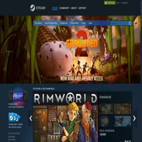 Скриншот главной страницы сайта steam.md
