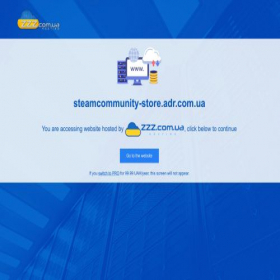 Скриншот главной страницы сайта steamcommunity-store.adr.com.ua