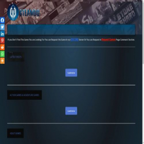 Скриншот главной страницы сайта steamgg.net
