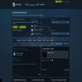 Скриншот главной страницы сайта steamproxy.net