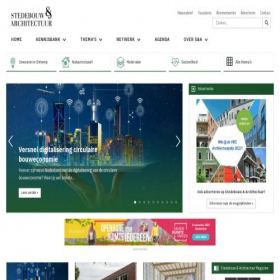 Скриншот главной страницы сайта stedebouwarchitectuur.nl