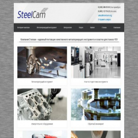 Скриншот главной страницы сайта steelcam.org