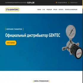Скриншот главной страницы сайта steelimpex.ru