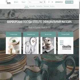 Скриншот главной страницы сайта steelite-shop.ru