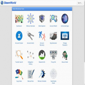 Скриншот главной страницы сайта steemworld.org