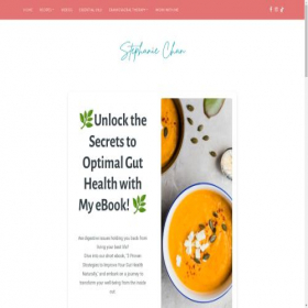 Скриншот главной страницы сайта stephanielchan.com