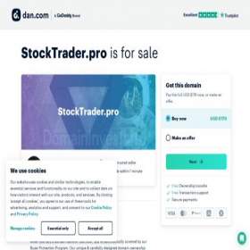Скриншот главной страницы сайта stocktrader.pro
