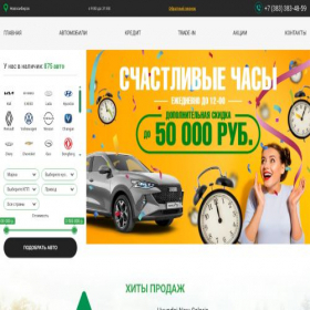 Скриншот главной страницы сайта stoks-auto.ru