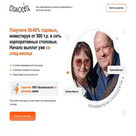 Скриншот главной страницы сайта stolosetinv.ru