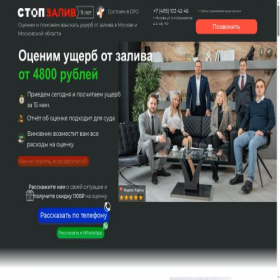 Скриншот главной страницы сайта stopzaliv.ru