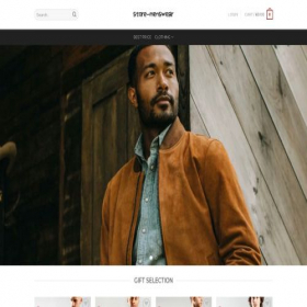 Скриншот главной страницы сайта store-menswear.com