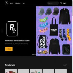 Скриншот главной страницы сайта store.rockstargames.com