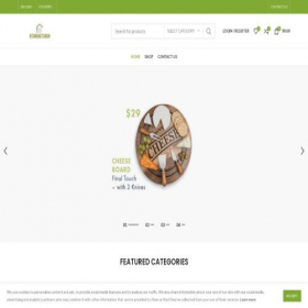Скриншот главной страницы сайта storekitchen.online