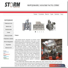 Скриншот главной страницы сайта stormrus.com